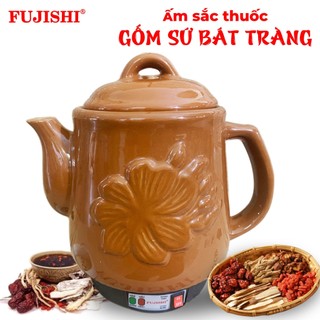 Ấm sắc thuốc điện gốm sứ bát tràng fujishi 3.5 lít sv-803 -