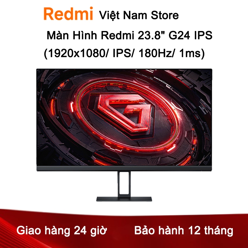 Màn Hình Redmi 23.8" G24 IPS (1920x1080/ IPS/ 180Hz/ 1ms) - Chính Hãng Bảo Hành 12 Tháng