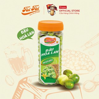 Đậu Hà Lan Wasabi Tài Tài Vị Mù Tạt 195gr - Snack Ăn Vặt Đậu Hà Lan Wasabi - Đậu Hà Lan Vị Mù Tạt Thơm Cay Nồng Ăn Liền