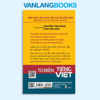 Sách - Từ Điển Tiếng Việt (Tái Bản 2024) - VLB