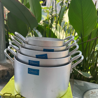 Combo bộ 5 nồi nhôm đúc Hải Phòng nguyên khối