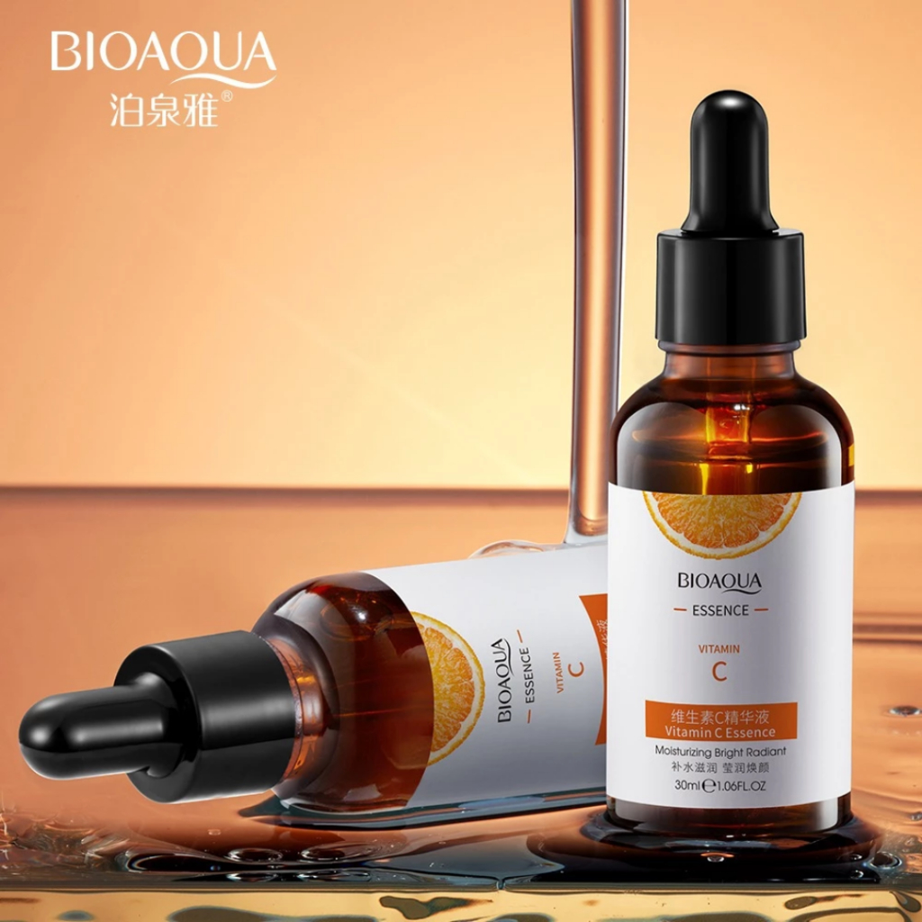 Tinh chất làm trắng da BIOAQUA - Serum vitamin C giúp mờ vết thâm mụn, mờ nám tàn nhang, dưỡng ẩm làm trắng sáng làn da