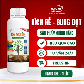 KA GREEN LIQUID Phân bón sinh học kích rễ bung đọt mập cành dày lá dạng GEL lỏng chai 1 Lít - KAGRI