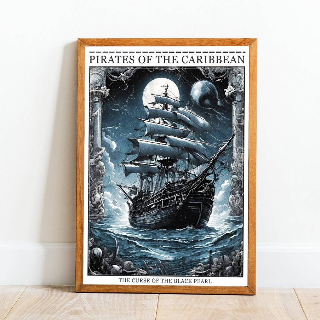 FREESHIP ⭐️ Pirates of the Caribbean Poster | Comic Poster - Tranh Decal Dán Tường - Ảnh Treo Tường