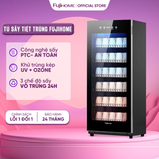 Tủ sấy bát đĩa 180L khử khuẩn tia UV, ozone FUJIHOME Nhập Khẩu, Máy sấy chén bát khử trùng đa năng bảo quản vô trùng 24h