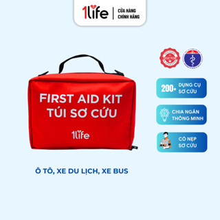 Túi sơ cứu y tế cho xe ô tô 1Life hơn 200 dụng cụ - Car First Aid Kit