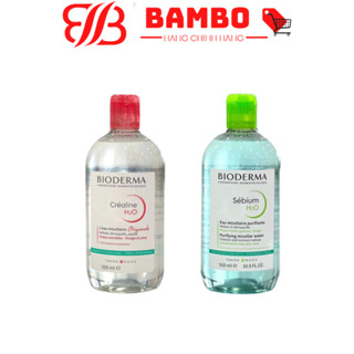 Nước Tẩy Trang Bioderma Sensibio H2O Chính Hãng Cho Da Dầu Mụn Và Da Nhạy Cảm 500ml