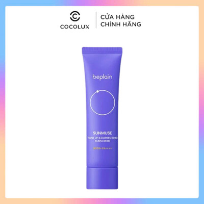 Kem Chống Nắng Beplain Sunmuse Tone Up & Correcting Sunscreen SPF50+ PA++++ ( Tím)