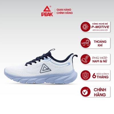 [NEW] Giày Chạy Bộ Nam Nữ PEAK Running Công Nghệ P-Motive Siêu Nhẹ, Thoáng Khí DH420047 DH420048