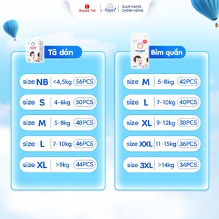 Tã dán ANGEL SPANDEX cao cấp chống hăm an toàn cho bé