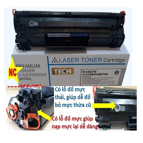 Hộp mực Canon-LBP 6200, 6230, 6200d, 6230dn, cho máy in có mã hộp mực 78A / 326 / 328