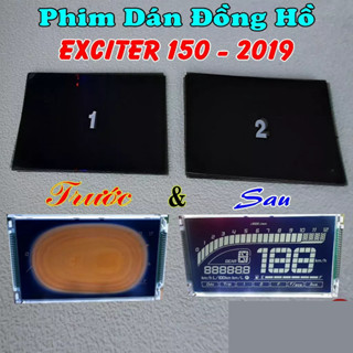  {COMBO TRỌN BỘ} Phim Dán Đồng Hồ Cho Xe Exciter 150 - 2019 Đã Căn Chỉnh Sẵn Độ Chính Xác Cao Đẹp Như Màn Hình Zin 