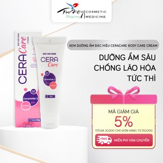 Kem dưỡng ẩm đặc hiệu Da chàm, Vảy nến, Khô bong vảy, Dưỡng ẩm, Sáng da, Ngăn ngừa lão hóa - CeraCare Body Care Cream.