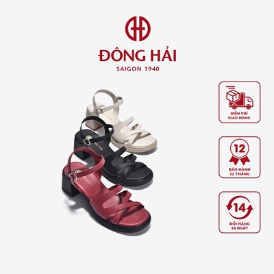  Giày Sandal Cao Gót Đông Hải Đế 6CM Quai Chéo - S32F1