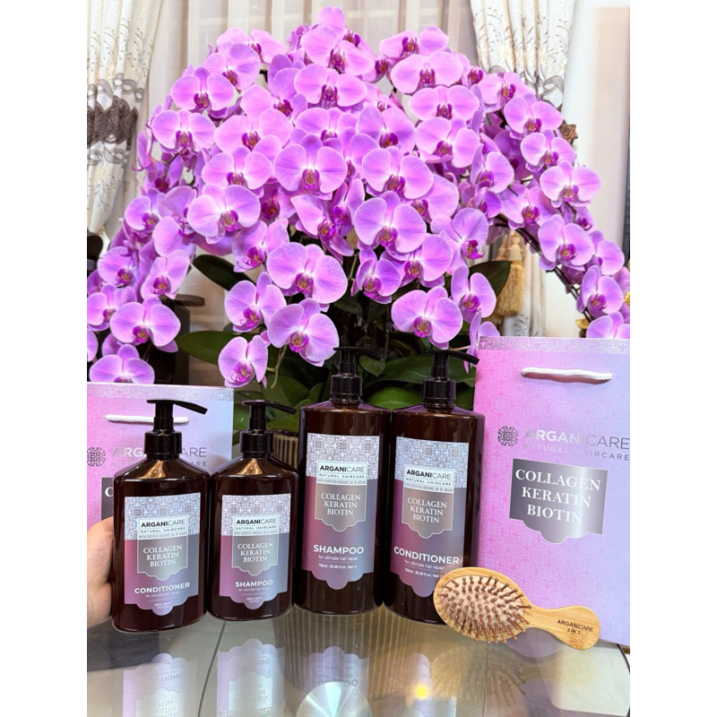 Cặp dầu Arganicare Collagen Pháp (mẫu mới)