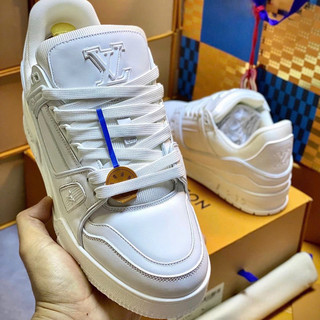 GIÀY L’V TRAINERS WHITE LAI AU [ BẢN CAO CẤP ] [ Full Box ]
