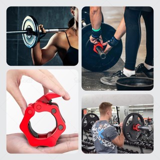 Khóa Tạ Nhựa Phi 50 (Bộ 2 Cái) - Khóa Nhựa ABS Kẹp Giữ Thanh Tạ Olympic 50mm