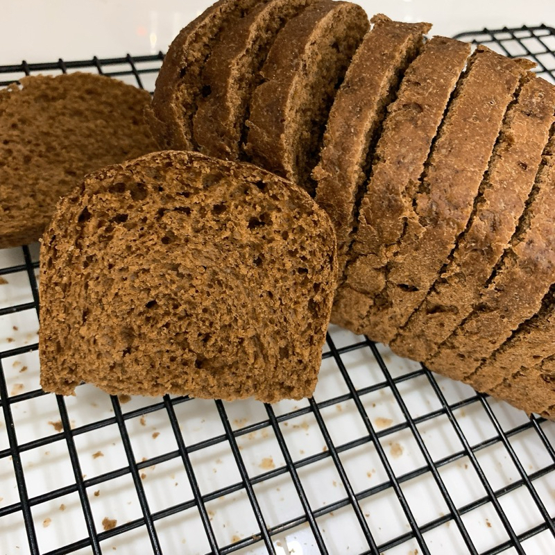 Bánh mì đen nguyên cám 250gr - Unsweetened dary rye bread 250gr