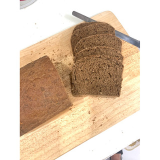 Bánh mì đen nguyên cám 250gr - Unsweetened dary rye bread 250gr