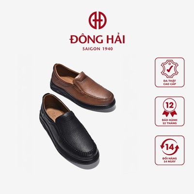 Giày Lười Nam Đông Hải Lịch Lãm Viền Chỉ - G0356