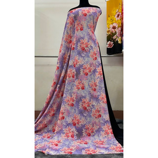 Vải lụa may áo dài. áo bà ba. đầm váy như ý co giãn 4 chiều nhẹ(1 vải áo dài 2m x khổ 1m55)