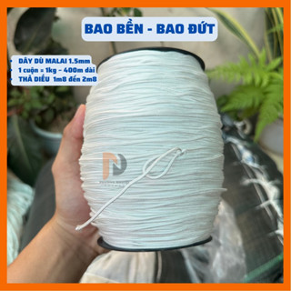 1 kg dây thả diều, dây dù malai đường kính sợi 1,5li bao đứt, bao bền cuộn sẵn (khoảng 400m dài)