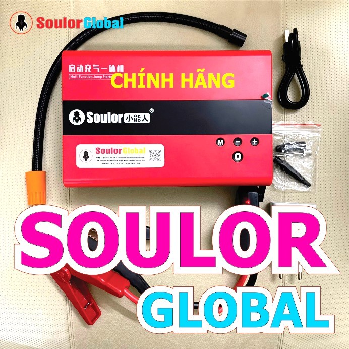 Kích Bình kiêm Bơm Lốp 4in1 Chính Hãng SOULOR Global