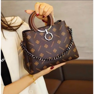 Túi xách nữ họa tiết cao cấp 2024 mới phổ biến cho phụ nữ trung niên mẹ túi xách đeo vai dung tích lớn túi đeo chéo