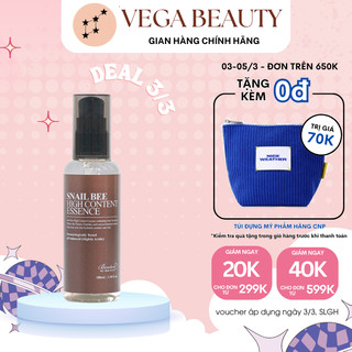 [DATE 01/2026] Serum BENTON Snail Bee High Content 100ml chiết xuất từ dịch ốc sên giúp dưỡng phục hồi da tốt
