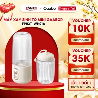 Máy xay sinh tố cầm tay FP03T-WH01A/ FP3E-GN01A Gaabor - Sạc USB, thiết kế nhỏ gọn tiện lợi vệ sinh dễ dàng
