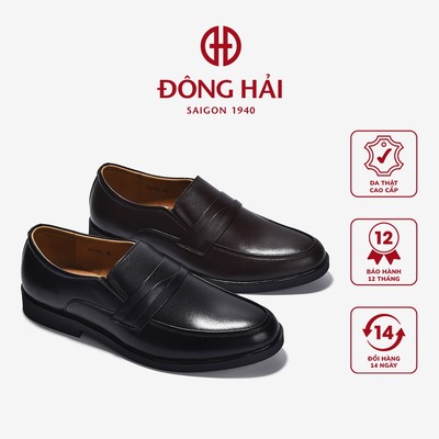 Giày Tây Nam Đông Hải Da Vân Trơn - G01B7