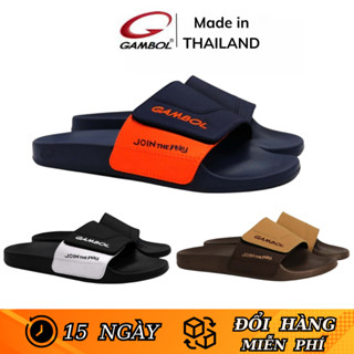 Dép Quai Ngang Thái Lan Nam Nữ GAMBOL 43106 Chính Hãng Siêu Nhẹ Siêu Êm Chống Trơn Chống Thấm Nước