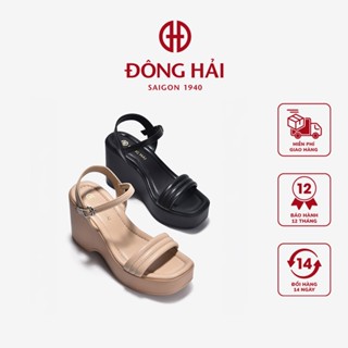 Giày Sandal Xuồng Đông Hải Quai Ngang Chỉ Nổi - S32F5