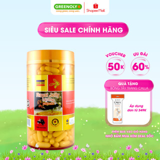 Viên Uống Sữa Ong Chúa Costar Hỗ Trợ Đẹp Da, Mịn Màng Da Royal Jelly 1610mg 365 Viên