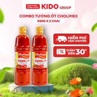 Combo 2 Chai Tương Ớt Cholimex Chai Pet 830g