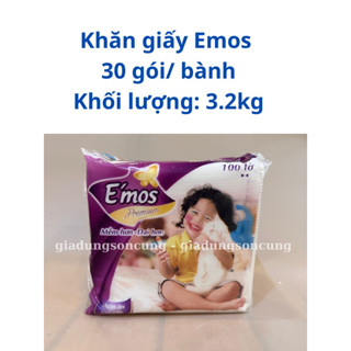 Combo 30 bịt khăn giấy Emos (3.2kg) Freeship