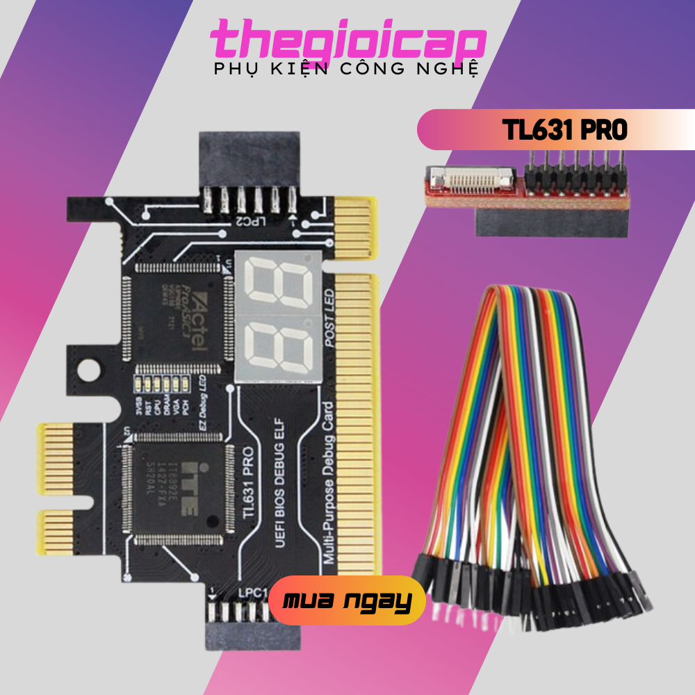 Card Test Main PC, Laptop PCI PCI-E TL631 PRO