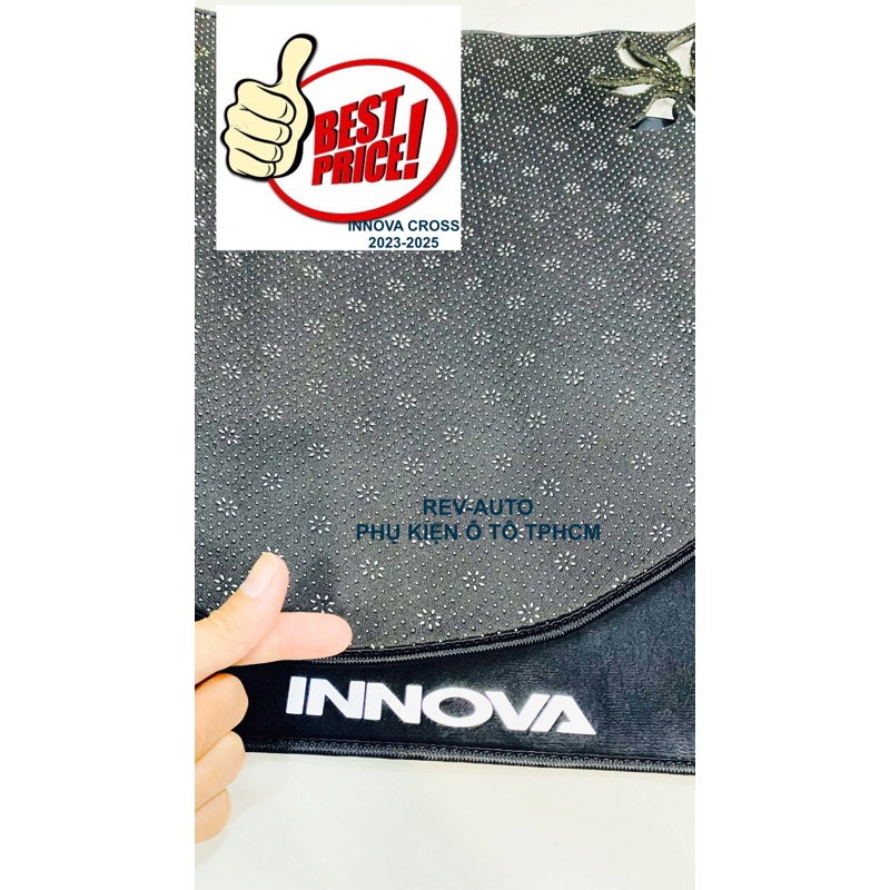 [TOYOTA INNOVA CROSS 2023-2025+] Thảm che nắng taplo ô tô Innova(Quà tặng kèm) nhung mềm thái