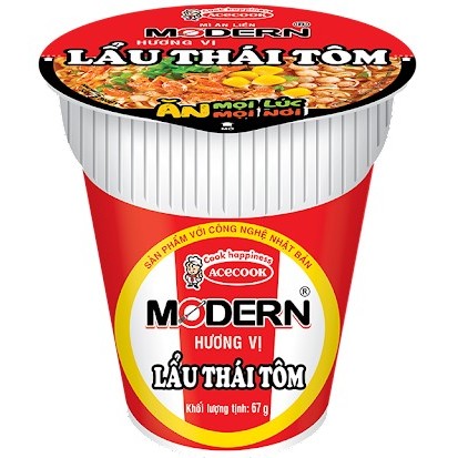  Combo 23 Ly Mì Ly Modern Acecook 65 Gam – Mì Ăn Liền Tiện Lợi Ngon Nhanh Chính Hãng 