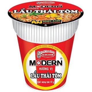  Combo 23 Ly Mì Ly Modern Acecook 65 Gam – Mì Ăn Liền Tiện Lợi Ngon Nhanh Chính Hãng 