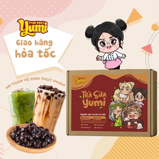 Nguyên liệu làm Trà sữa tự nấu Trạm ngọt Yumi các loại kèm hướng dẫn làm tại nhà thơm ngon chuẩn vệ sinh