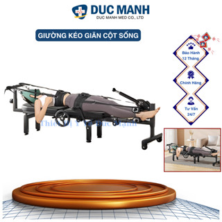 Giường kéo giãn cột sống, thiết bị hỗ trợ vật lý trị liệu, giúp giảm áp lực lên cột sống