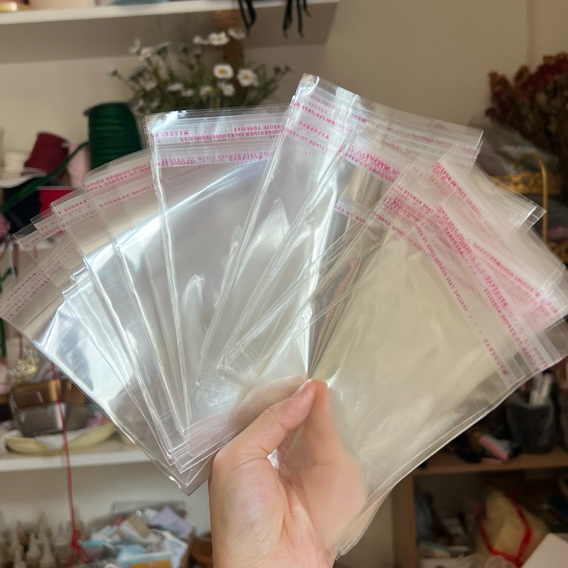 Túi bóng nilong dán size 10x10 (100g ~130c)