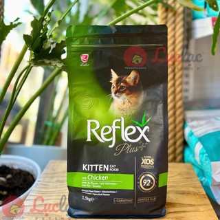 [Bao bì mới] Hạt Reflex Plus Kitten dành cho mèo con - Túi 1.5kg