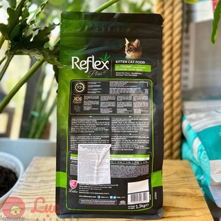 [Bao bì mới] Hạt Reflex Plus Kitten dành cho mèo con - Túi 1.5kg