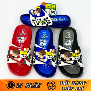 Dép bé trai ADDA Thái Lan BEN 10 - Chất liệu mủ êm chân, chống trơn trượt đi mưa, an toàn