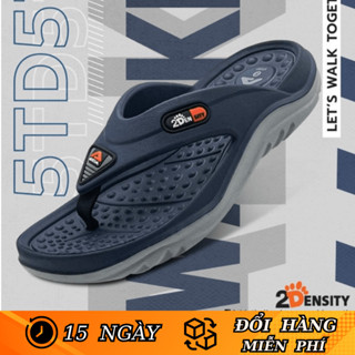 Dép Xỏ Ngón Thái Lan Nam ADDA 5TD57 Density Chính Hãng Chất Cao Su Non Êm, Nhẹ, Chống Trơn Chống Trượt