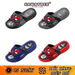 Dép Thái Lan Bé Trai ADDA Siêu Nhân Nhện 31R1V Chất liệu mủ êm chân, chống trơn trượt đi mưa, an toàn trẻ nhỏ