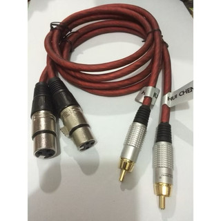 Combo 1 cặp dây Canon cái ra AV (0.8m)