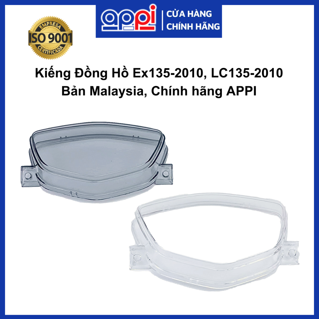 Mặt kính đồng hồ LC135-2010 | Kiếng đồng hồ LC135 trắng [1S8] chính hãng APPi Racing